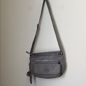 Kipling Syro Crossbody Bag Cool Gray